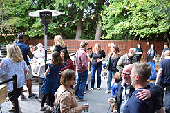 A GARDEN WEDDING RECEPTION